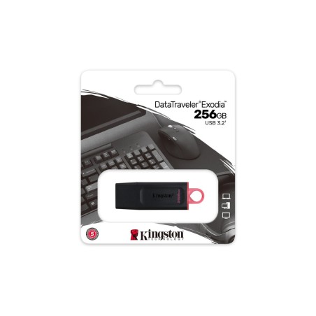 Pendrive kingston 256gb datatraveler exodia usb 3.2 gen 1 dtx/256gb