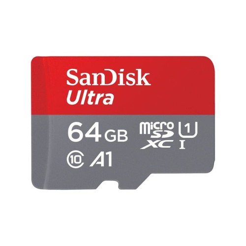 Sandisk ultra microsdxc 64gb android 120mb/s a1 uhs-i + adapter