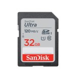 Tarjeta de memoria sandisk ultra 32gb sd hc uhs-i sdxc clase 10 120mbs