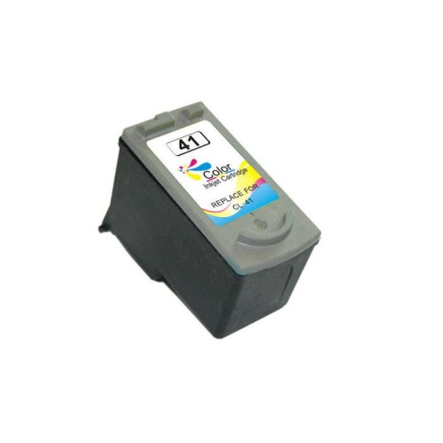 Cartucho de tinta remanufacturado para canon cl41/cl51/cl38 tricolor  0617b001/0618b001/2146b001 (muestra nivel de tinta)