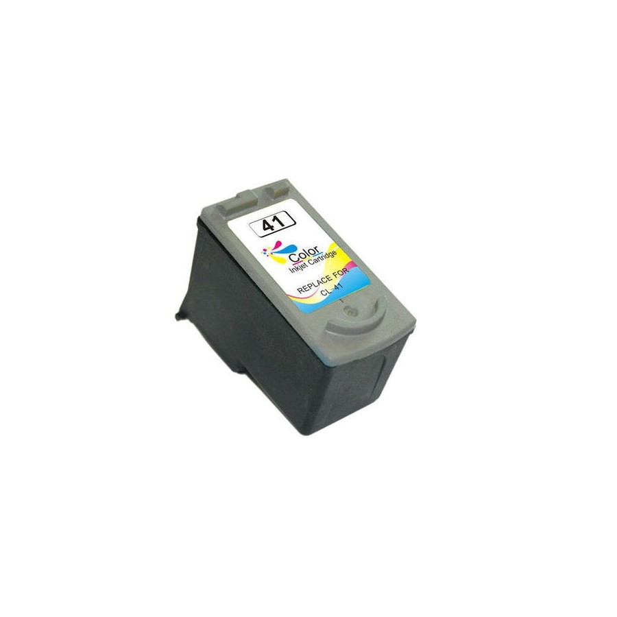Cartucho de tinta remanufacturado para canon cl41/cl51/cl38 tricolor  0617b001/0618b001/2146b001 (muestra nivel de tinta)