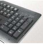 Logilink (aleman) teclado y raton inalambrico wl black de 1000dpi combo