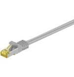 Goobay cable de red rj-45 cat7 1m  s/ftp (s-stp) gris