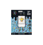 Cargador de pared tech one tech emojitech smile tec2502 2xusb 2.4a blanco