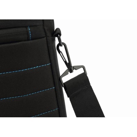 Coolbox maletin portatil 15.6" negro con asa y correa, impermeable