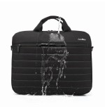 Coolbox maletin portatil 15.6" negro con asa y correa, impermeable