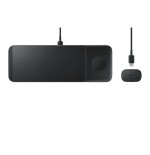 Samsung cargador qi wireless trio negro