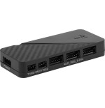 Pack 3 ventiladores aerocool mirage 12 argb pro 12cm + h66f hub + mando a distancia