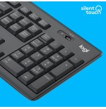 Teclado ingles + ratón logitech mk295 usb qwerty internacional ee.uu. grafito