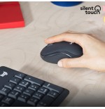 Teclado ingles + ratón logitech mk295 usb qwerty internacional ee.uu. grafito