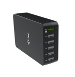 I-tec usb smart charger 6x usb-a port 52w