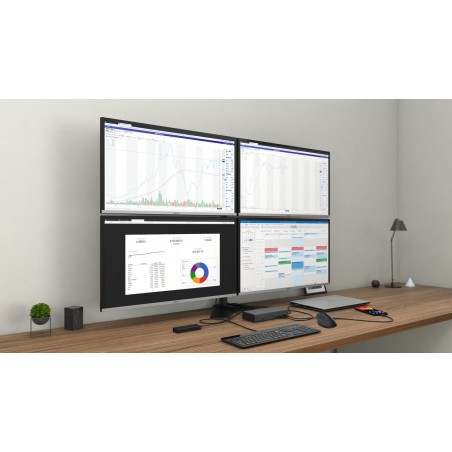 I-tec usb-c quattro display accs docking station con suministro de energía