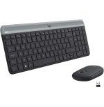 Teclado español + ratón logitech mk470 usb qwerty grafito 920-009198