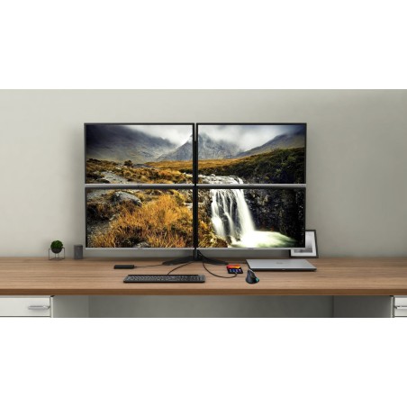 I-tec usb-c quattro display accs docking station con suministro de energía