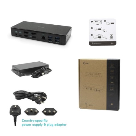 I-tec usb-c quattro display accs docking station con suministro de energía