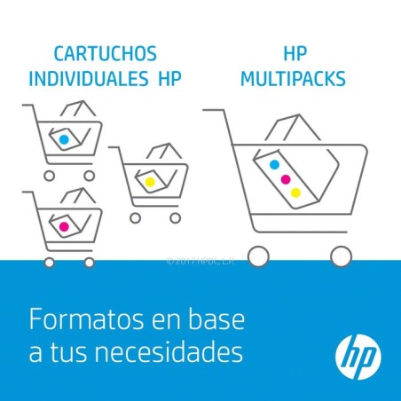 Tinta original hp 301 multipack negro tricolor n9j72ae