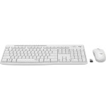Teclado (aleman) + raton logitech wireless combo mk295 (920-009819) offwhite