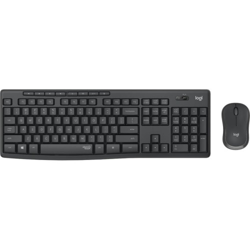 Logitech wireless teclado (aleman) + raton mk295 black retail 920-009794