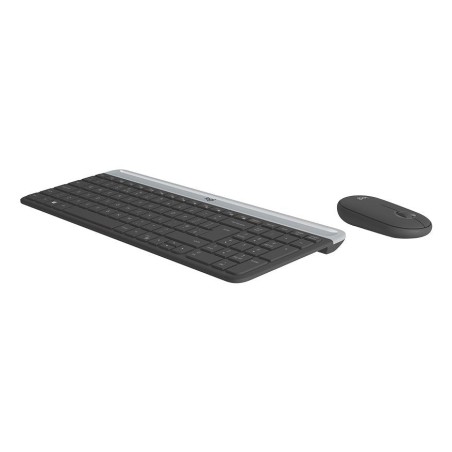 Teclado español + ratón logitech mk470 usb qwerty grafito 920-009198