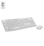 Logitech teclado (suizo) + raton mk295 silent combo rf inalámbrico qwertz blanco