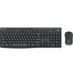 Teclado nórdico logitech mk295 silent wireless combo ratón incluido usb qwerty grafito
