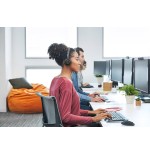 Logitech pack personal de colaboracion con video webcam c925e fullhd 1080p + auriculares  uc zone wired - color negro