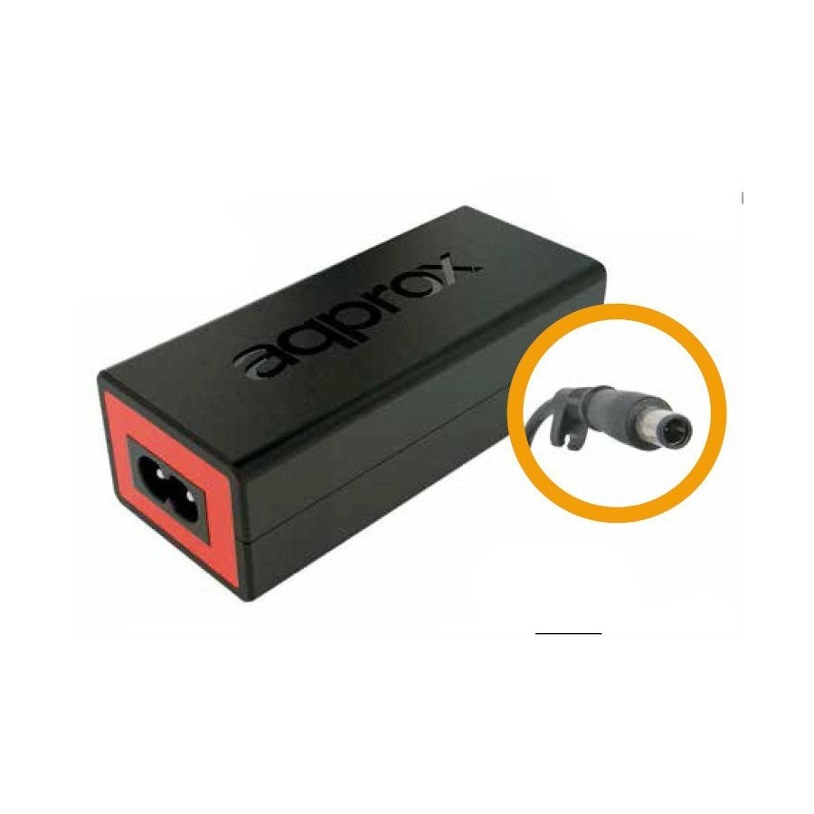 Approx cargador para portatiles hp appa01 90w 19vdc/4.74a clavija 7.4x5mm