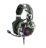 Auriculares gaming con micrófono spirit of gamer elite-h50 jack 3.5 camuflaje ártico