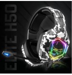 Auriculares gaming con micrófono spirit of gamer elite-h50 jack 3.5 camuflaje ártico