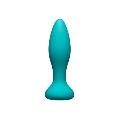 Plug anal con vibración y rotación rimmer experienced turquesa