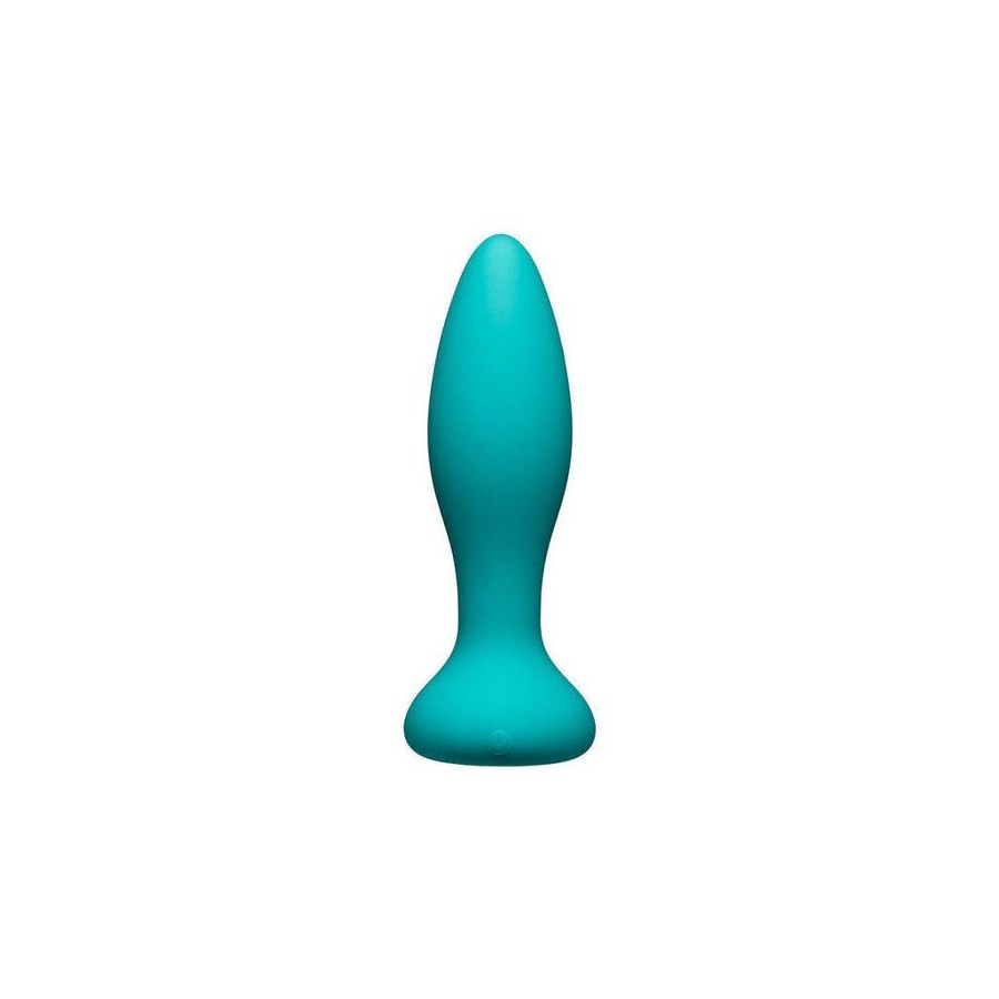 Plug anal con vibración y rotación rimmer experienced turquesa
