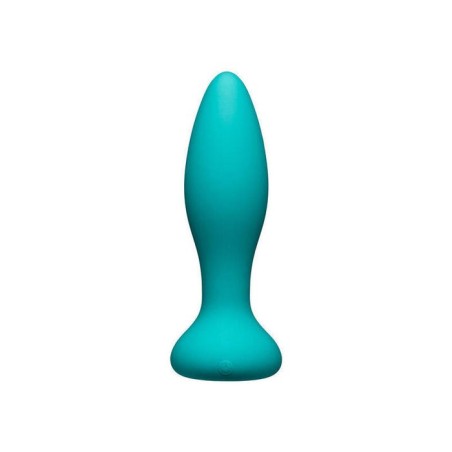 Plug anal con vibración y rotación rimmer experienced turquesa