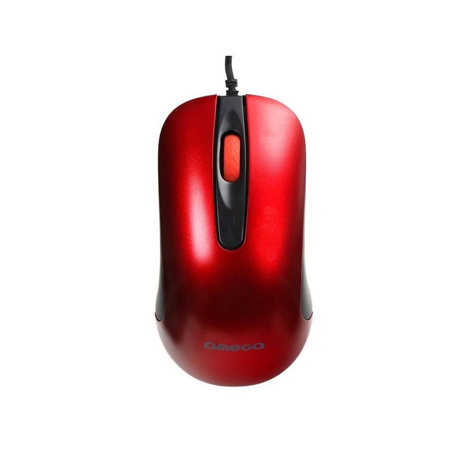 Omega raton xl optico usb 1000dpi om0520 rojo
