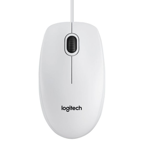 Logitech raton b100 optico blanco 910-003360