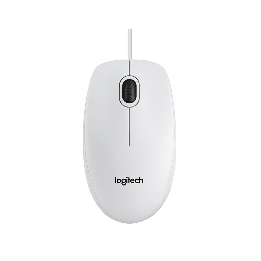 Logitech raton b100 optico blanco 910-003360