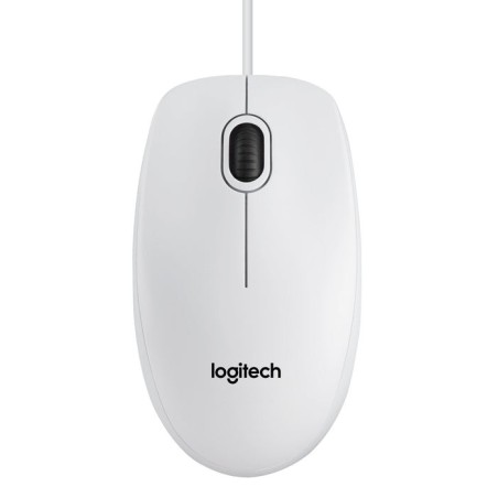 Logitech raton b100 optico blanco 910-003360