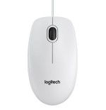 Logitech raton b100 optico blanco 910-003360
