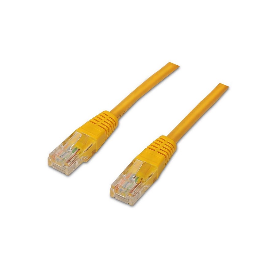Aisens cable de red rj45 cat.6 utp awg24 - 3m - amarillo