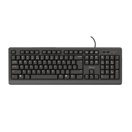 Teclado español trust primo usb teclas silenciosas negro 23883
