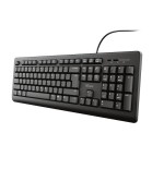Teclado español trust primo usb teclas silenciosas negro 23883
