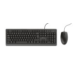 Trust primo teclado ratón incluido usb qwerty español negro