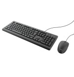 Trust primo teclado ratón incluido usb qwerty español negro