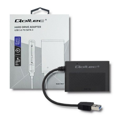 Adaptador qoltec para 2.5 "sata3   usb3.0 hdd / ssd