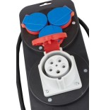 Brennenstuhl 1151600010 unidad de distribución de energía (pdu) negro, azul, rojo 4 salidas ac