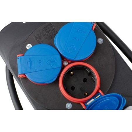 Brennenstuhl 1151600010 unidad de distribución de energía (pdu) negro, azul, rojo 4 salidas ac