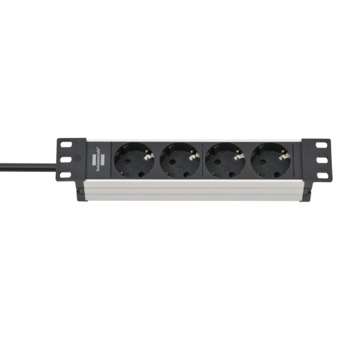 Brennenstuhl regleta rack alu-line 10" 4 vías 2m  1390007004