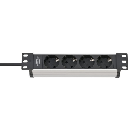 Brennenstuhl regleta rack alu-line 10" 4 vías 2m  1390007004