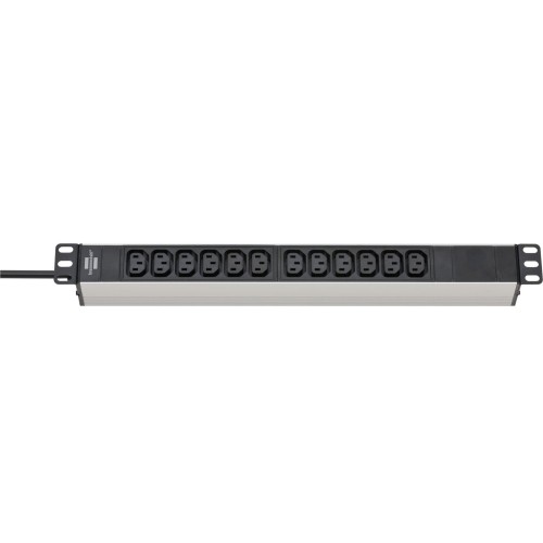 Brennenstuhl regleta rack alu-line 19 "12 vías, 12xc13 2m 1390007112