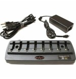 8 bay battery charger with - power supply [no power cord - included]