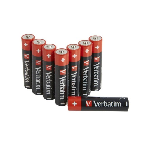 Pilas alcalinas verbatim micro aaa lr 03 49502 pack 8